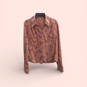 SUNDANCE XS Floral Blouse Lyocell